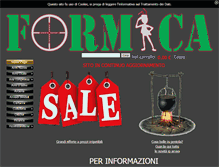 Tablet Screenshot of formica.it